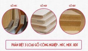 Phân biệt 3 loại gỗ MDF, HDF, MFC