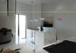 Tủ bếp Acrylic ML 84 7 Tủ bếp Acrylic ML 84 Thiết kế nội thất bếp