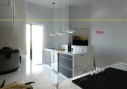 Tủ bếp Acrylic ML 84 9 Tủ bếp Acrylic ML 84 Thiết kế nội thất bếp