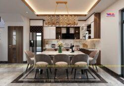 Tủ bếp Acrylic ML 89 thiết kế nội thất bếp