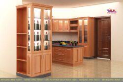 Tủ bếp gỗ căm xe ML 88 giá tốt