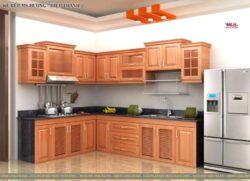 Tủ bếp gỗ sồi ML 87 giá rẻ
