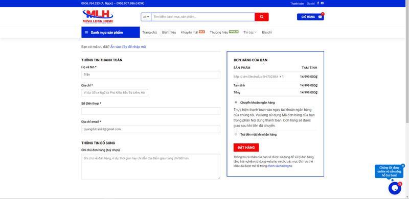 Hướng dẫn mua hàng và thanh toán 2 Hướng dẫn mua hàng online