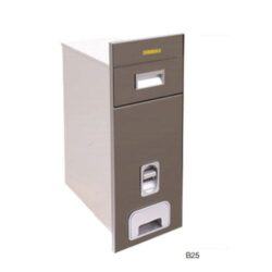 Thùng gạo gương nút nhấn B25