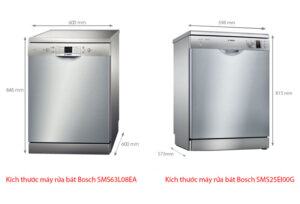 Kích thước máy rửa bát âm tủ Bosch Serie 2