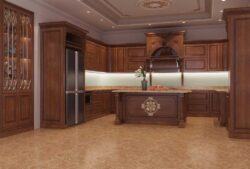 Tủ bếp gỗ gõ đỏ MLGD02