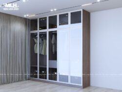 Tủ ảo cánh kính viền nhôm TML05