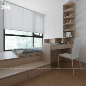 Thiết kế căn hộ 56m2 2 phòng ngủ a Huy Vinhomes Central Park 28
