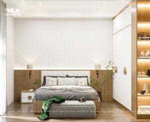 Thiết kế nội thất phòng ngủ nhà chị Hoa Quận 12 11 noi that phong ngu chi hoa 1