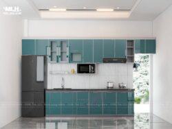 Tủ bếp hợp kim nhôm cánh kính TNML01