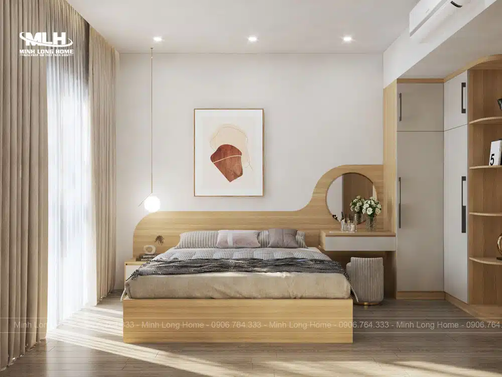 Thiết kế nội thất căn hộ Tuấn Anh 2 phòng ngủ Block D Toà Lumiere Vinhomes Q9 15 noi that can ho a tuan anh vin quan 9 4