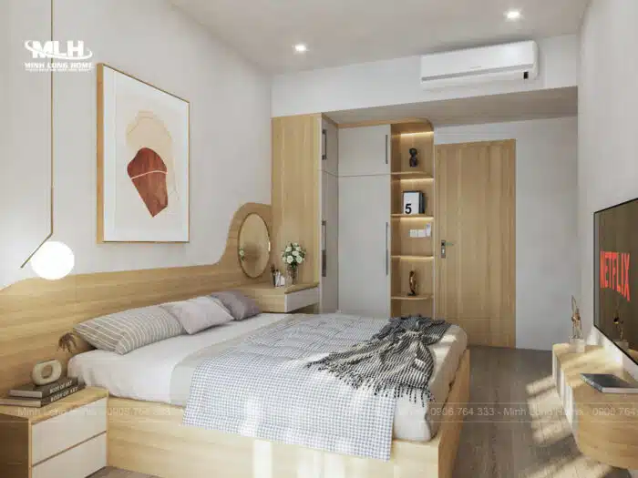 Giường hộp MDF chống ẩm GNCN04 1