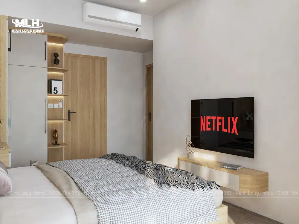 Thiết kế nội thất căn hộ Tuấn Anh 2 phòng ngủ Block D Toà Lumiere Vinhomes Q9 17 noi that can ho a tuan anh vin quan 9 6