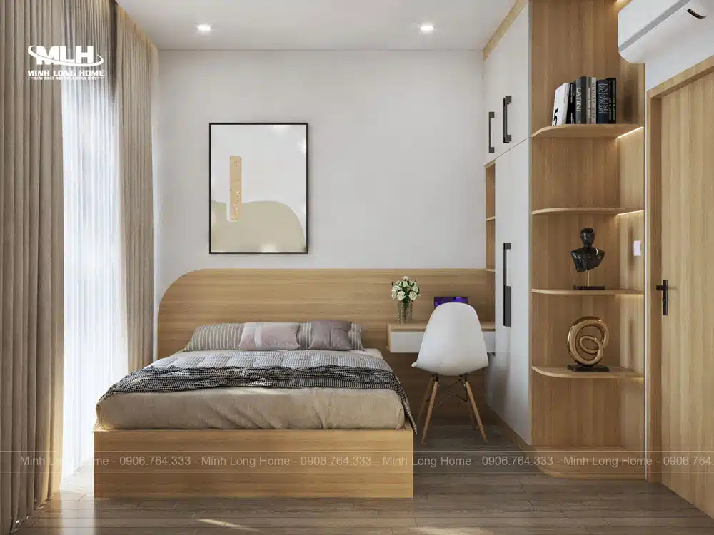 Thiết kế nội thất căn hộ Tuấn Anh 2 phòng ngủ Block D Toà Lumiere Vinhomes Q9 18 noi that can ho a tuan anh vin quan 9 7