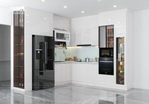 Ưu nhược điểm của tủ bếp Acrylic bền đẹp