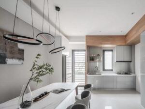 Tu bep Acrylic chu i cho nha bep mo rong