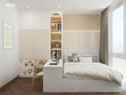 Giường ngủ kết hợp bàn học GNCN11