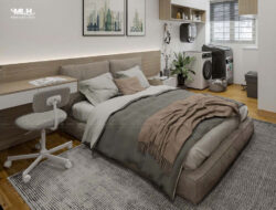 Giường ngủ bọc nệm cao cấp GNBN07