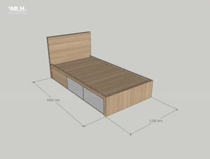 Kích thước giường ngủ đơn