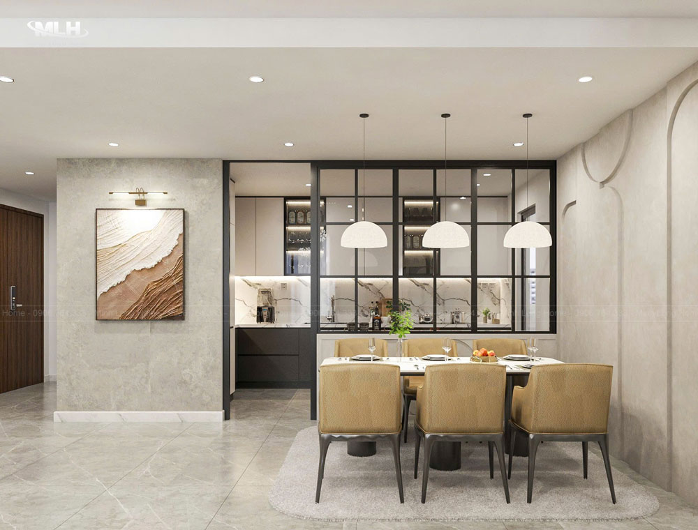 Tối ưu hóa không gian nhỏ với 8 nguyên tắc vàng 22 Sử dụng vách kính để ngăn phòng giúp không bị hạn chế tầm nhìn
