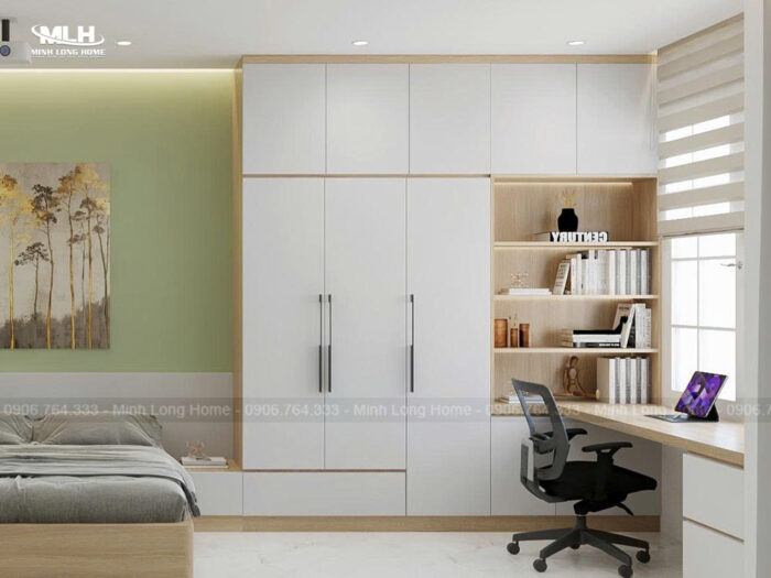Tủ quần áo MDF Melamine TML28