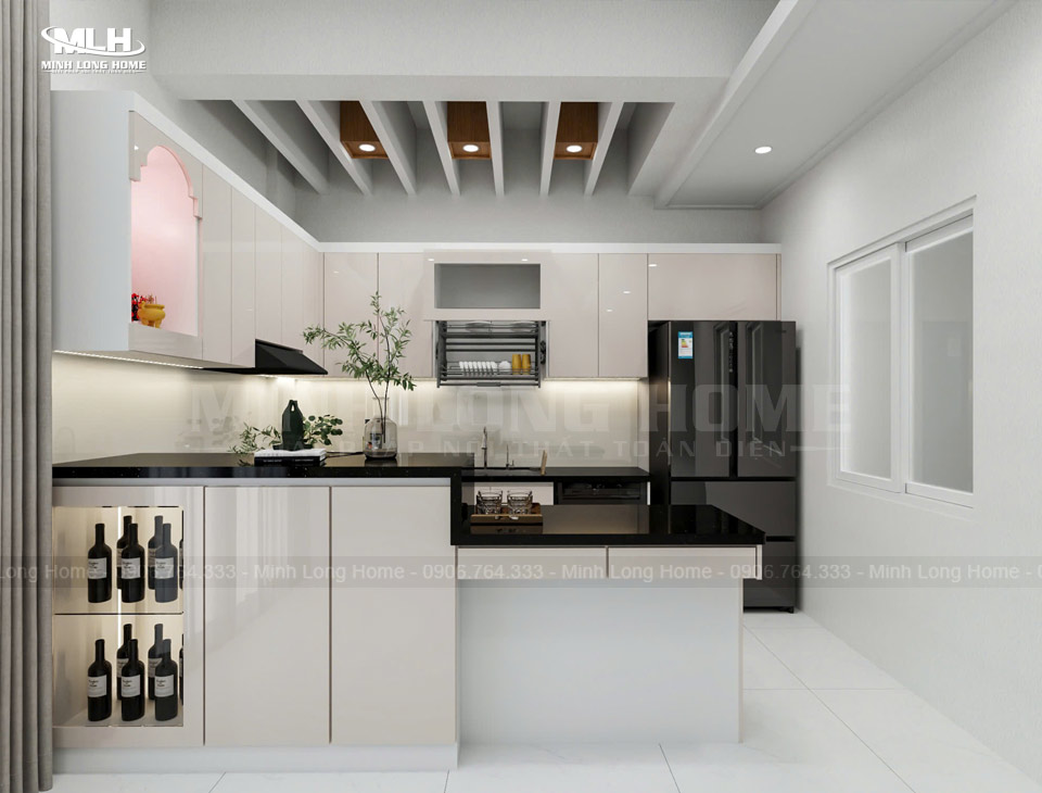 Tủ bếp nhựa TBN23 2 Tủ bếp nhựa TBN23-2