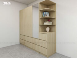 Tủ quần áo gỗ công nghiệp MDF TML29 3 tu quan ao go cong nghiep mdf TML29 1