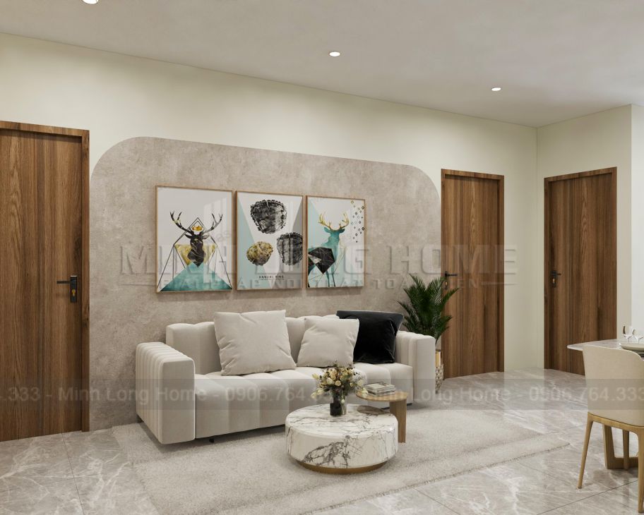 Thiết kế nội thất căn hộ anh Thảo quận 12-2