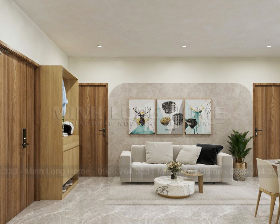 Thiết kế nội thất căn hộ anh Thảo quận 12-3