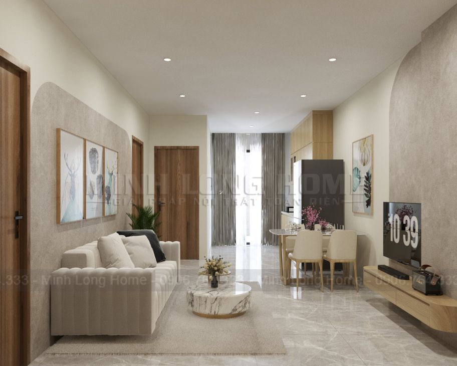 Thiết kế nội thất căn hộ anh Thảo quận 12-4